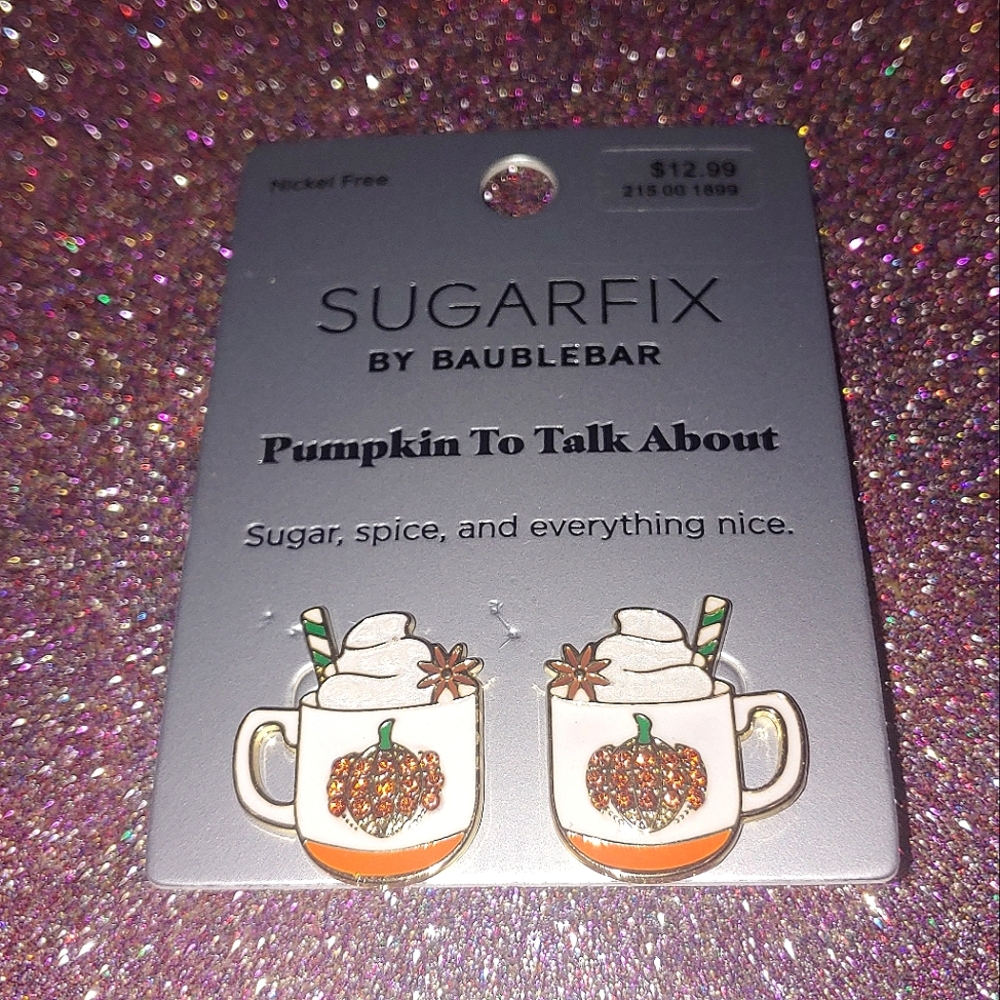 Pumpkin To Talk About Stud Earrings SUGARFIX by BAUBLEBAR Pumpkin Spice